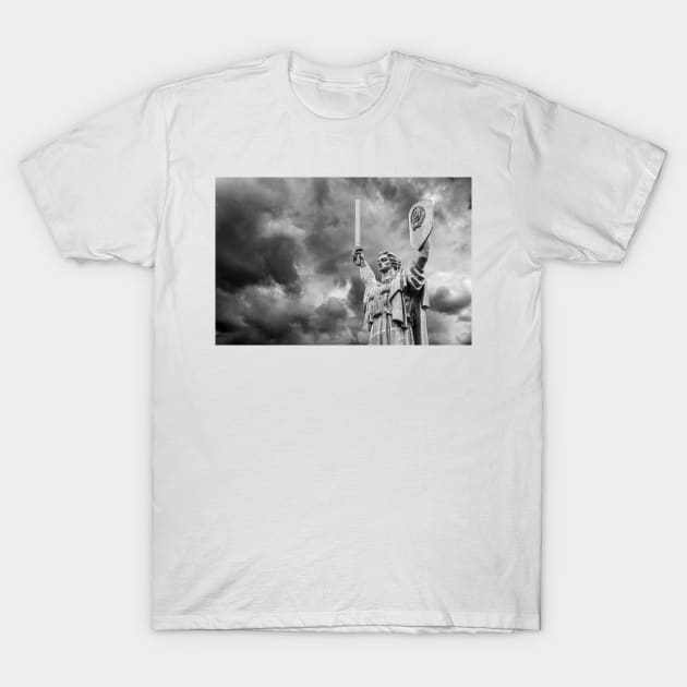 Motherland Monument, Kiev, Ukraine T-Shirt by GrahamPrentice